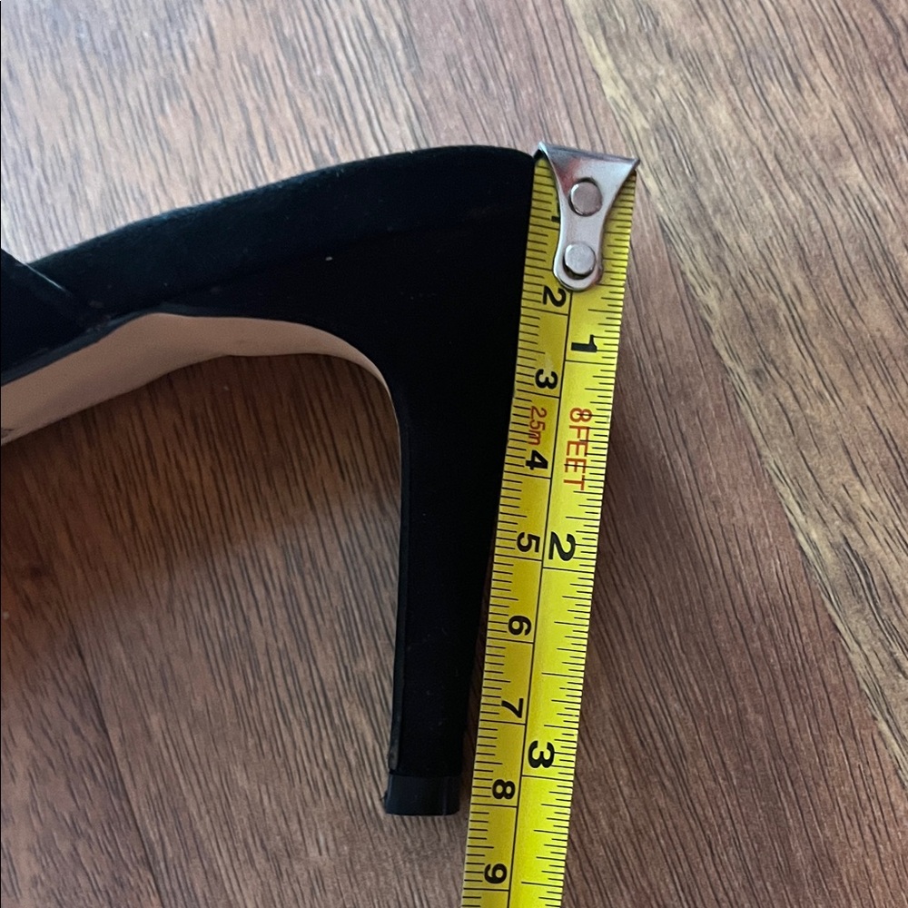 Like new Adrienne Vittadini Black Suede Mules - Picture 15 of 16